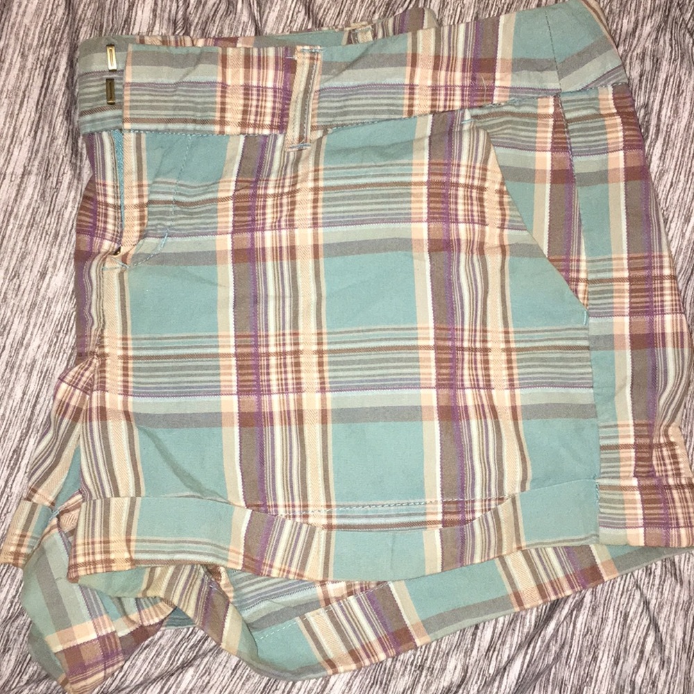 Plaid shorts